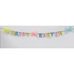 Dolls House Easter Garland Pink Yellow and Blue Miniature Decoration 1:12 Scale