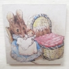 Miniature Nursery Picture Peter Rabbit Hunca Munca Dolls House Wall Art 1:12 Scale