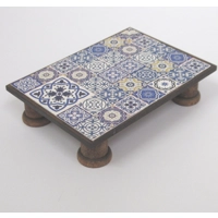 Dolls House Table Moroccan Style Handmade Low Coffee Occasional Miniature Furniture 1:12 Scale