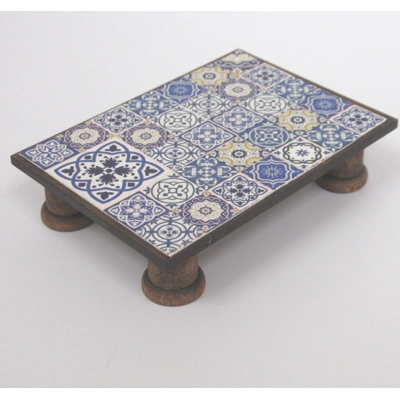 Dolls House Table Moroccan Style Handmade Low Coffee Occasional Miniature Furniture 1:12 Scale