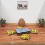 Dolls House Table Moroccan Style Handmade Low Coffee Occasional Miniature Furniture 1:12 Scale