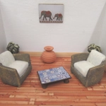 Dolls House Table Moroccan Style Handmade Low Coffee Occasional Miniature Furniture 1:12 Scale