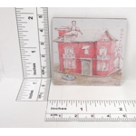 Dolls House Miniature Nursery Wall Picture The 'Dolls House' featured in 'Two Bad Mice' 1:12 Scale