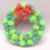 Dolls House Christmas PomPom Wreath Miniature Door Decoration 1:12 Scale