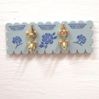 Dolls House Coat Rack Hooks Miniature Blue Clothes Robe Towel Wall Pegs Rail 1:12 Scale Accessory