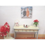 Dolls House Cats Picture Miniature Seaside Harbour Beach 1:12 Scale Wall Art Decor