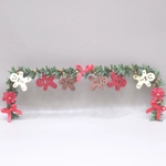 Dolls House Christmas Garland Gingerbread Men 1:12 Scale Miniature Fireplace Decoration