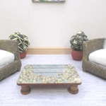 Dolls House Table Hand Decorated Handmade Low Coffee Occasional Miniature Furniture 1:12 Scale