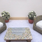 Dolls House Table Hand Decorated Handmade Low Coffee Occasional Miniature Furniture 1:12 Scale