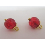 Dolls House Christmas Tree Decorations 12 Red Gold Baubles and Trinkets Miniature Ornaments 1:12th S