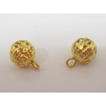 Dolls House Christmas Tree Decorations 12 Red Gold Baubles and Trinkets Miniature Ornaments 1:12th S