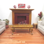 Dolls House Decoration Merry Christmas Sign Red Silver 1:12th Scale Xmas Miniature