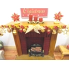 Dolls House Christmas Garland Red Gold Miniature Fireplace Decoration 1:12 Scale