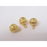 Dolls House Christmas Tree Decorations 12 Black Gold Miniature Baubles and Stars 1:12th Scale