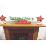 Dolls House Merry Christmas Miniature Hand Painted 1:12th Scale Xmas Decoration