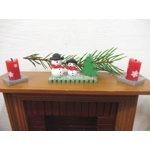 Dolls House Christmas Candles Xmas Miniature Decor Accessories 1:12 Scale