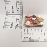 Dolls House Christmas Cookies 9 Miniature Xmas Biscuits 1:12th Scale