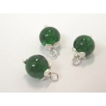 Dolls House Christmas Tree Decorations 12 Red Green Silver Miniature Baubles 1:12th Scale