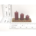 Dolls House Candles Miniature Christmas Decoration 1:12 Scale