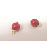 Dolls House Christmas Tree Decorations Red Gold Miniature Baubles and Trinkets 1:12th Scale