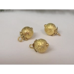 Dolls House Christmas Tree Decorations 12 Red Gold Miniature Baubles 1:12th Scale Ornaments