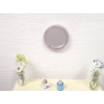 Miniature Mirror Pink Silver Colour Round 1:12 Scale Dolls House Decor