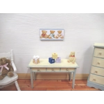 Dolls House Nursery Picture Teddy Bears 1:12 Scale Children's Bedroom Wall Decor