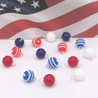 Miniature 4th July Ornaments 15 Baubles 1:12th Scale Dolls House Decorations