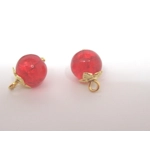 Dolls House Christmas Tree Decorations 12 Red & Gold Miniature Baubles and Trinkets 1:12th Scale