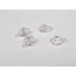 Dolls House Christmas Tree Decorations 12 Silver Coloured Miniature Stars & Baubles 1:12th Scale