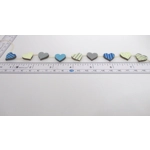 Dolls House Hearts Bunting Miniature Seaside Beach Hut Decoration 1:12 Scale