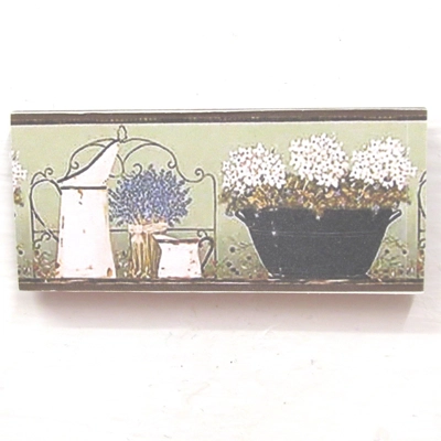 Dolls House Picture Garden Theme 1:12 Scale Miniature Wall Decor