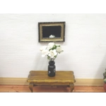 Dolls House Mirror Black Gold Colour 1:12 Scale Miniature Bedroom Accessories