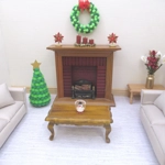 Dolls House Snowman in a Glass Bowl 1:12 Scale Miniature Christmas Decoration