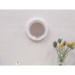 Dolls House Mirror Round White Frame 1:12 Scale Miniature Accessories
