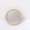 Dolls House Mirror Cream and Gold Colour Frame Vintage Style 1:12 Scale Miniature
