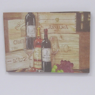 Dolls House Picture Wine Bottles 1:12 Scale Miniature Wall Decor
