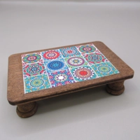 Dolls House Table Moroccan Style Handmade Low Coffee Occasional 1:12 Scale Miniature Furniture