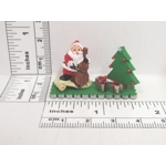 Dolls House Christmas Decoration Miniature Tree and Santa Scene 1:12th Scale