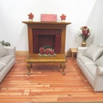 Dolls House Merry Christmas Decoration Sign Red and Gold 1:12th Scale Xmas Miniature