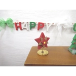 Dolls House Happy Christmas Garland 1:12 Scale Miniature Decoration