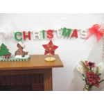Dolls House Happy Christmas Garland 1:12 Scale Miniature Decoration