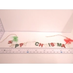 Dolls House Happy Christmas Garland 1:12 Scale Miniature Decoration