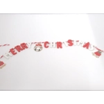 Dolls House Merry Christmas Garland Miniature Xmas Decoration 1:12 Scale