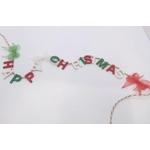 Dolls House Happy Christmas Garland 1:12 Scale Miniature Decoration