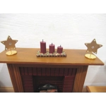 Dolls House Christmas Decoration Gold Stars 1:12th Scale Miniature