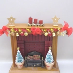 Dolls House Christmas Decoration Gold Stars 1:12th Scale Miniature