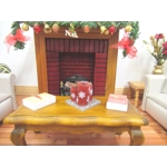 Dolls House Christmas Garland Noel Miniature Fireplace Decoration 1:12 Scale