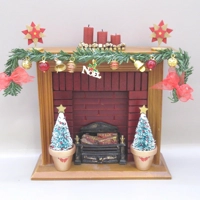 Dolls House Christmas Garland Noel Miniature Fireplace Decoration 1:12 Scale