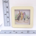 Dolls House Picture Winnie the Pooh and Friends Framed Miniature Nursery Decor 1:12 Scale